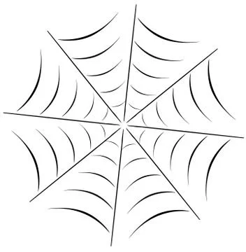 Vector Spider Web Stock Illustration