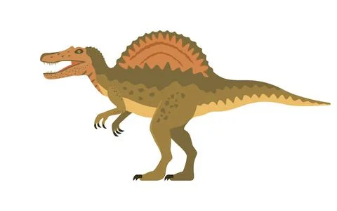 Vector spinosaurus dinosaur Stock Illustration