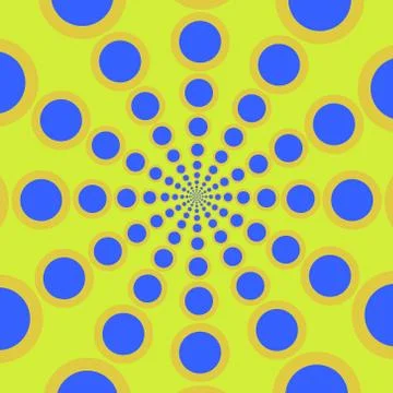 Vector spiral. Spiral. The concentric circles. The silhouette of the spiral. Stock-Illustration