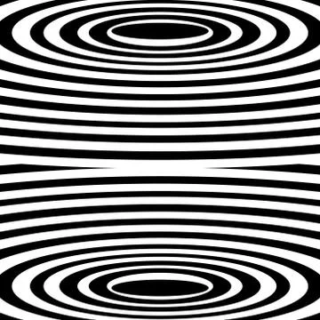 Vector spiral. Spiral. The concentric circles. The silhouette of the spiral. Stock Illustration