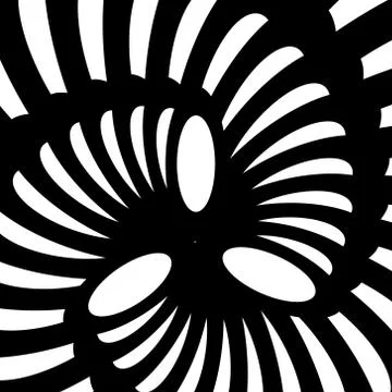 Vector spiral. Spiral. The concentric circles. The silhouette of the spiral. Stock Illustration