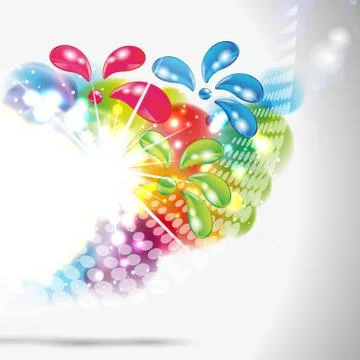 Vector splash background Stock Illustration