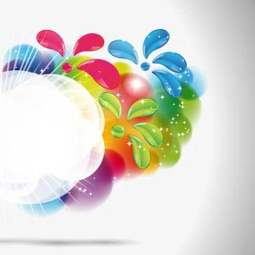 Vector splash background Stock Illustration