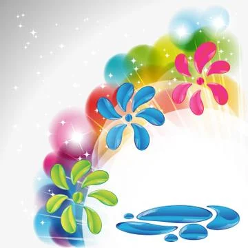 Vector splash background Stock Illustration