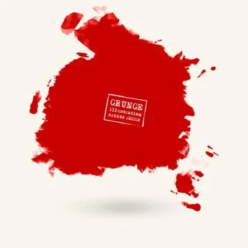 Vector splats splashes and blobs Illustrazione stock