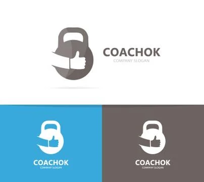 Vector of sport and like logo combination. Gym and best symbol or icon. Unique Stock Illustration