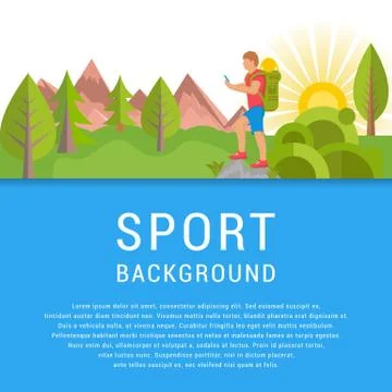 Vector Sport Background 무료 스톡 일러스트