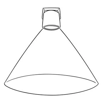 Vector of spotlight Stock Illustration