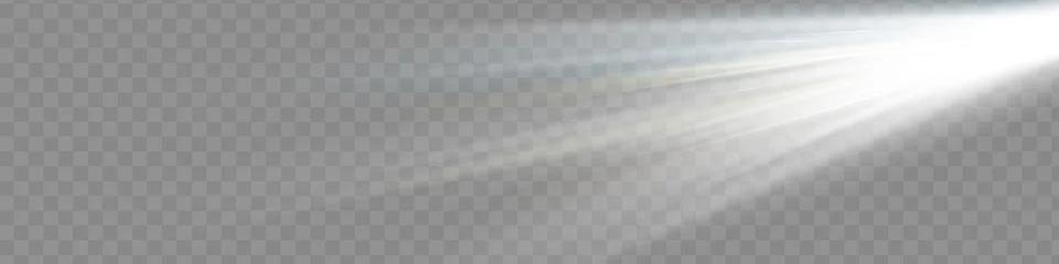 Vector spotlight. Light effect, glitter, dust, line, sun flash, spark and s.. Stock Illustration