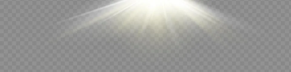 Vector spotlight. Light effect, glitter, dust, line, sun flash, spark and s.. Stock Illustration