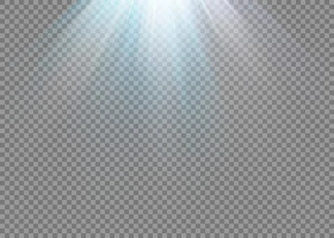 Vector spotlight. Light effect Stock Illustration