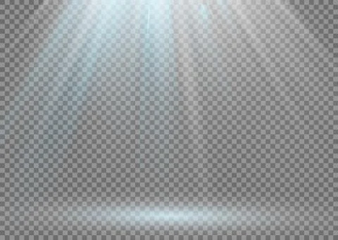 Vector spotlight. Light effect Stock Illustration