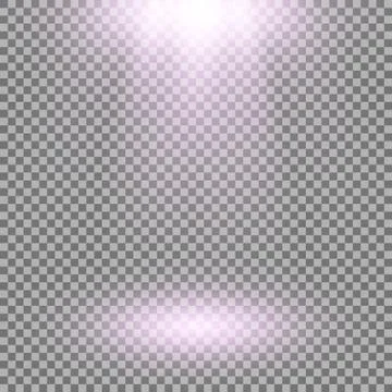 Vector spotlight, light effect Stock Illustration