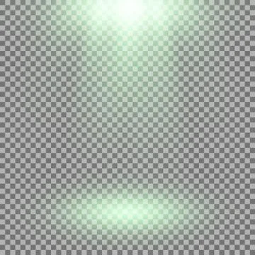 Vector spotlight, light effect Stock Illustration