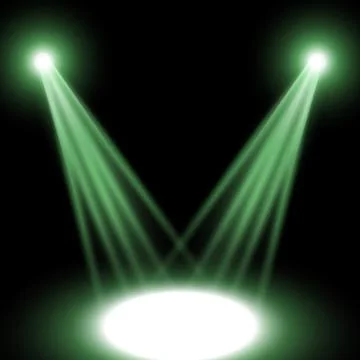 Vector spotlight, light effect Stock Illustration