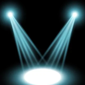 Vector spotlight, light effect Stock Illustration