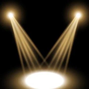 Vector spotlight, light effect Stock Illustration