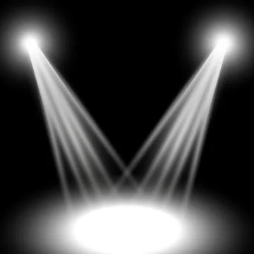 Vector spotlight, light effect Stock Illustration