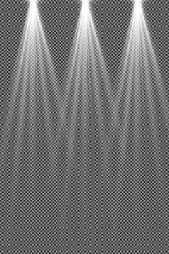 Vector spotlight. Light effect Stock Illustration