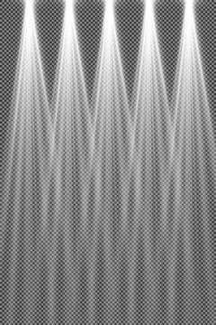 Vector spotlight. Light effect Stock Illustration