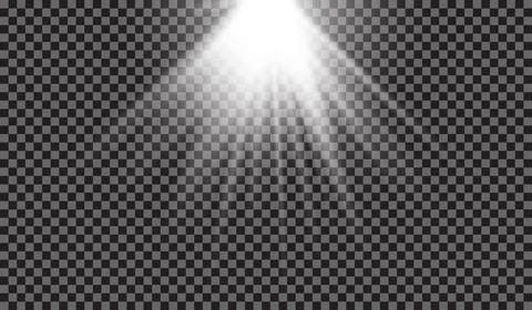 Vector spotlight. Light effect Stock Illustration