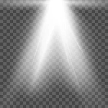 Vector spotlight. Light effect Stock Illustration