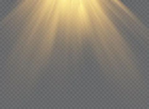 Vector spotlight. Light effect.Vector transparent sunlight special lens flare Stock Illustration