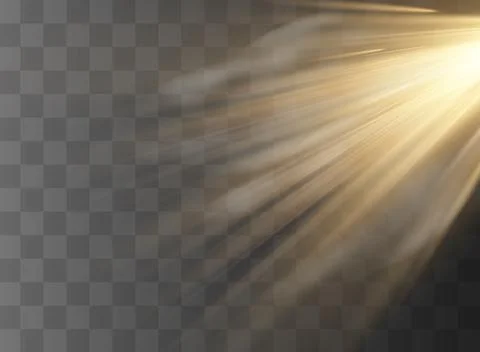 Vector spotlight. Light effect.Vector transparent sunlight special lens flare Stock Illustration