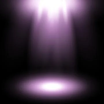 Vector spotlight, purple color Stock Illustration