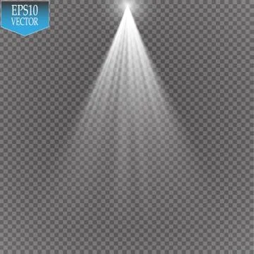 Vector Spotlights. Scene. Light Effects Stock Illustration