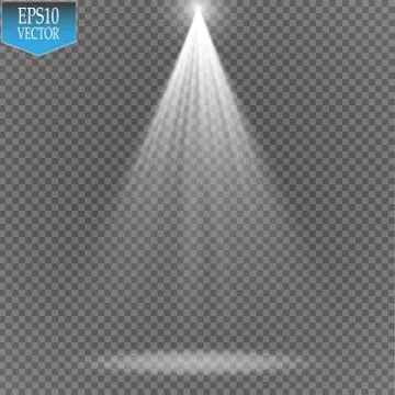 Vector Spotlights. Scene. Light Effects Stock Illustration