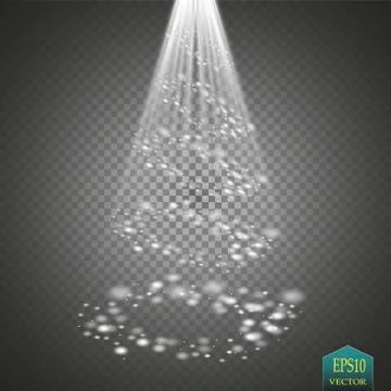 Vector Spotlights. Scene. Light Effects Stock Illustration