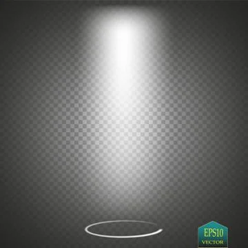 Vector Spotlights. Scene. Light Effects Stock Illustration