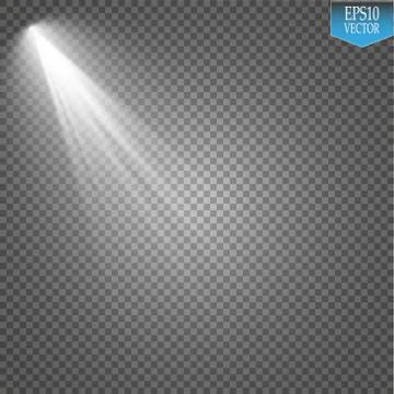 Vector Spotlights. Scene. Light Effects Stock Illustration