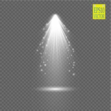 Vector Spotlights. Scene. Light Effects Stock Illustration