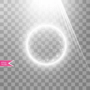 Vector Spotlights. Scene. Light Effects Stock Illustration