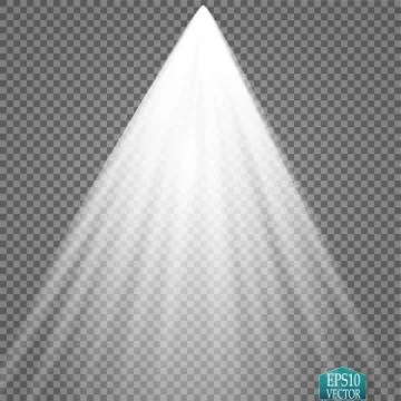 Vector Spotlights. Scene. Light Effects. Glow light effect Illustrazione stock