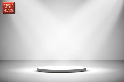 Vector Spotlights. Scene. Light Effects. Glow light effect Stock Illustration