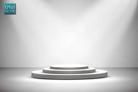 Vector Spotlights. Scene. Light Effects. Glow light effect Stock Illustration