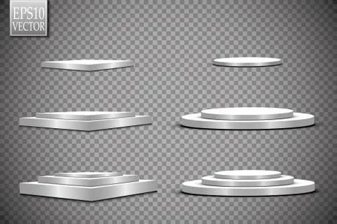 Vector Spotlights. Scene. Light Effects. Ilustração Stock