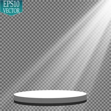 Vector Spotlights. Scene. Light Effects. Glow light effect Stock-Illustration