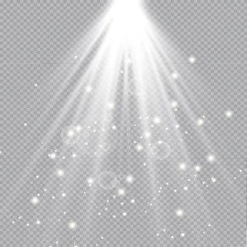 Vector Spotlights. Scene. Light Effects. Stock Illustration