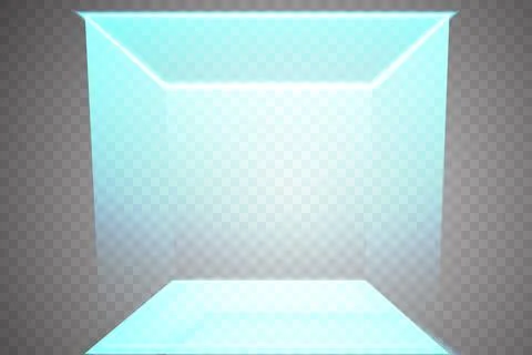 Vector Spotlights. Scene. Light Effects. Glow light effect. Vector illustration. Stock-Illustration