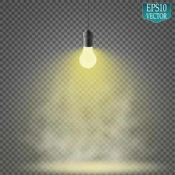 Vector Spotlights. Scene. Light Effects. Glow light effect Stock-Illustration