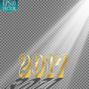 Vector Spotlights. Scene. Light Effects. Illustrazione stock