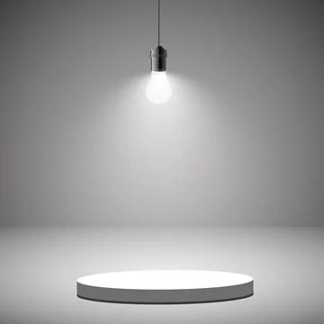 Vector Spotlights. Scene. Light Effects. Glow light effect Ilustração Stock