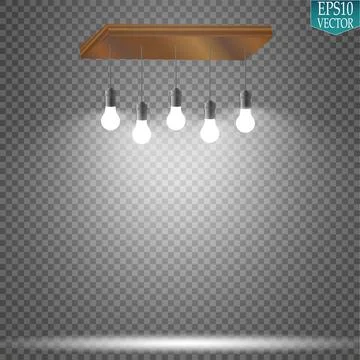 Vector Spotlights. Scene. Light Effects. Glow light effect Stock Illustration