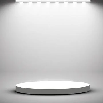 Vector Spotlights. Scene. Light Effects. Glow light effect Stock-Illustration