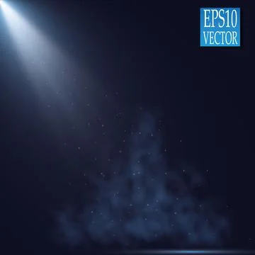 Vector Spotlights. Scene. Light Effects. Glow light effect Stock-Illustration