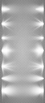 Vector Spotlights. Scene. Light Effects. Stock-Illustration